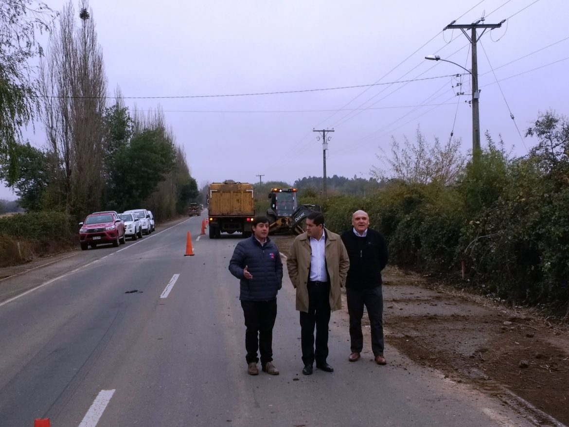 MOP retoma conservación global de caminos rurales en la provincia de Linares
