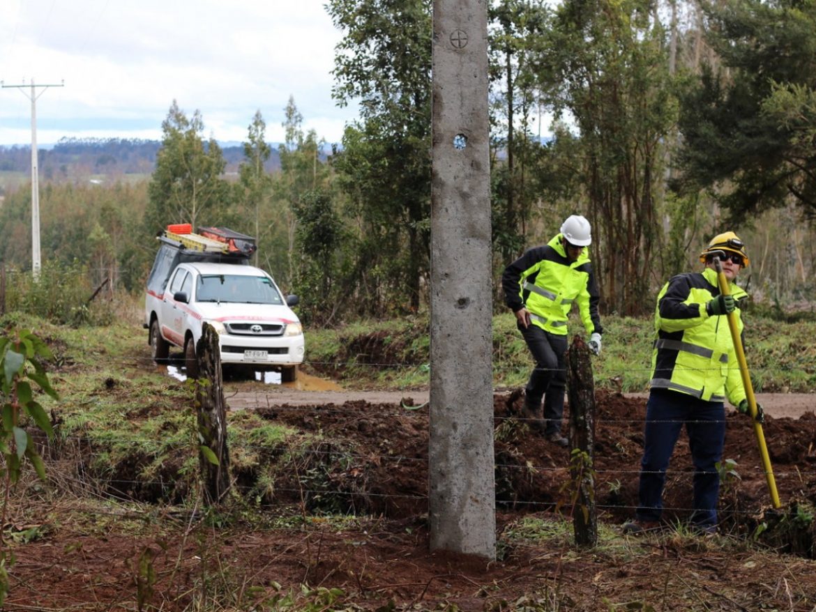 Mas de 20 mil clientes sin energía en la Región del Maule