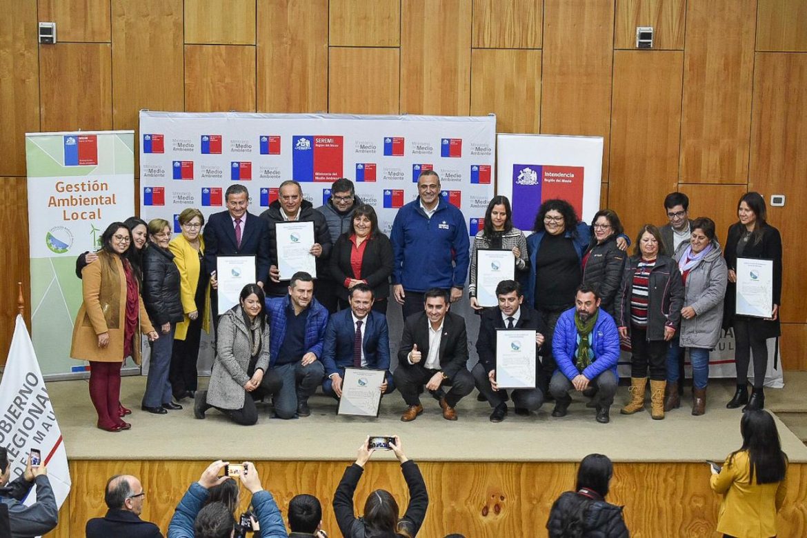Seis municipios de la Región del Maule obtienen Certificación Ambiental Municipal