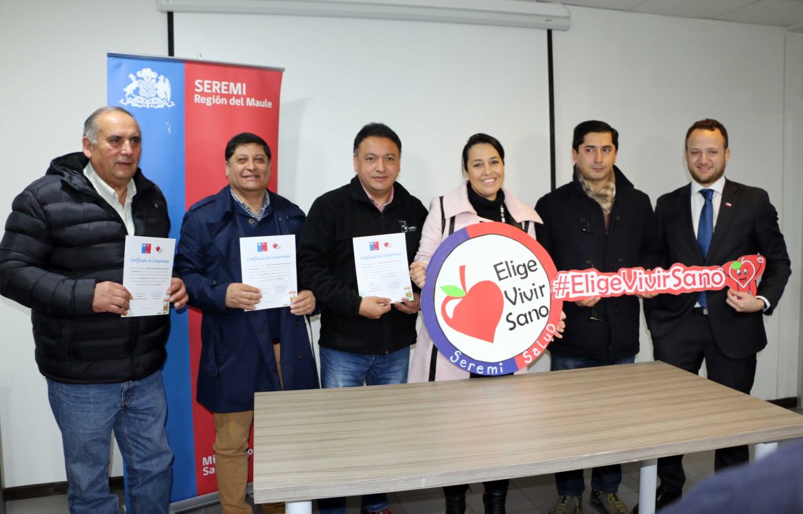 Comunas del Maule se comprometen a bajar  índices de obesidad