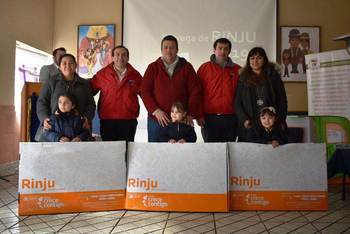 5 mil 600 niños maulinos recibirán el Rincón de Juegos gracias al Gobierno