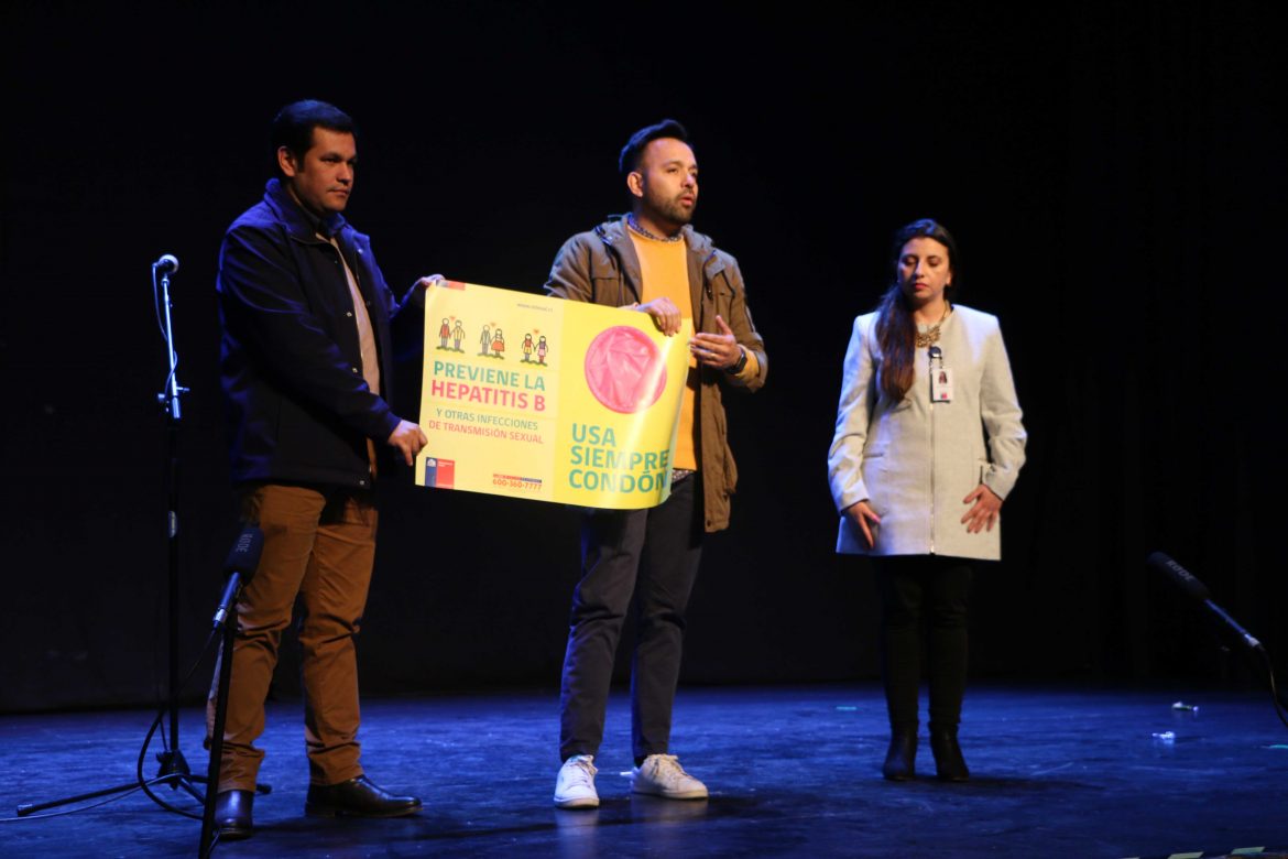 Con actividades culturales Seremi de Salud conmemoró Día Mundial contra las Hepatitis y enfermedades de transmisión sexual