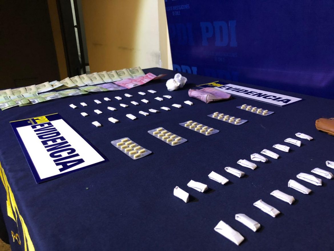 Operativo policial permitió incautar droga y dinero en Talca: PDI detuvo a mujer que se dedicaría al microtráfico de drogas