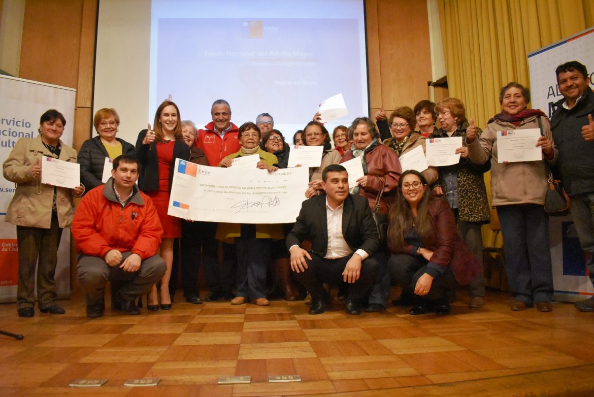 SENAMA financia proyectos a 180 organizaciones de adultos mayores del Maule Sur