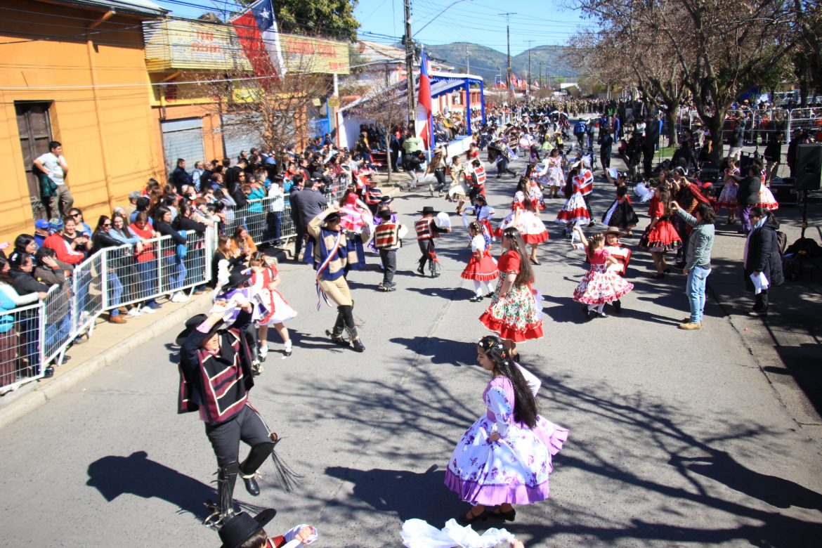 SAN JAVIER TOMO LA DELANTERA Y CON UN DESFILE CIVICO-MILITAR COMENZO LA CELEBRACIÓN DE FIESTAS PATRIAS