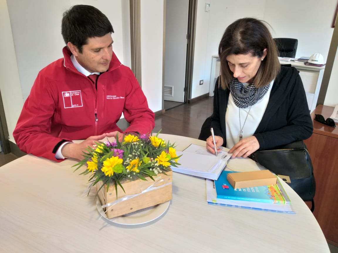 SEREMI DEL DEPORTE SALUDÓ AL RECIÉN ASUMIDO GOBERNADOR PROVINCIAL DE CURICÓ