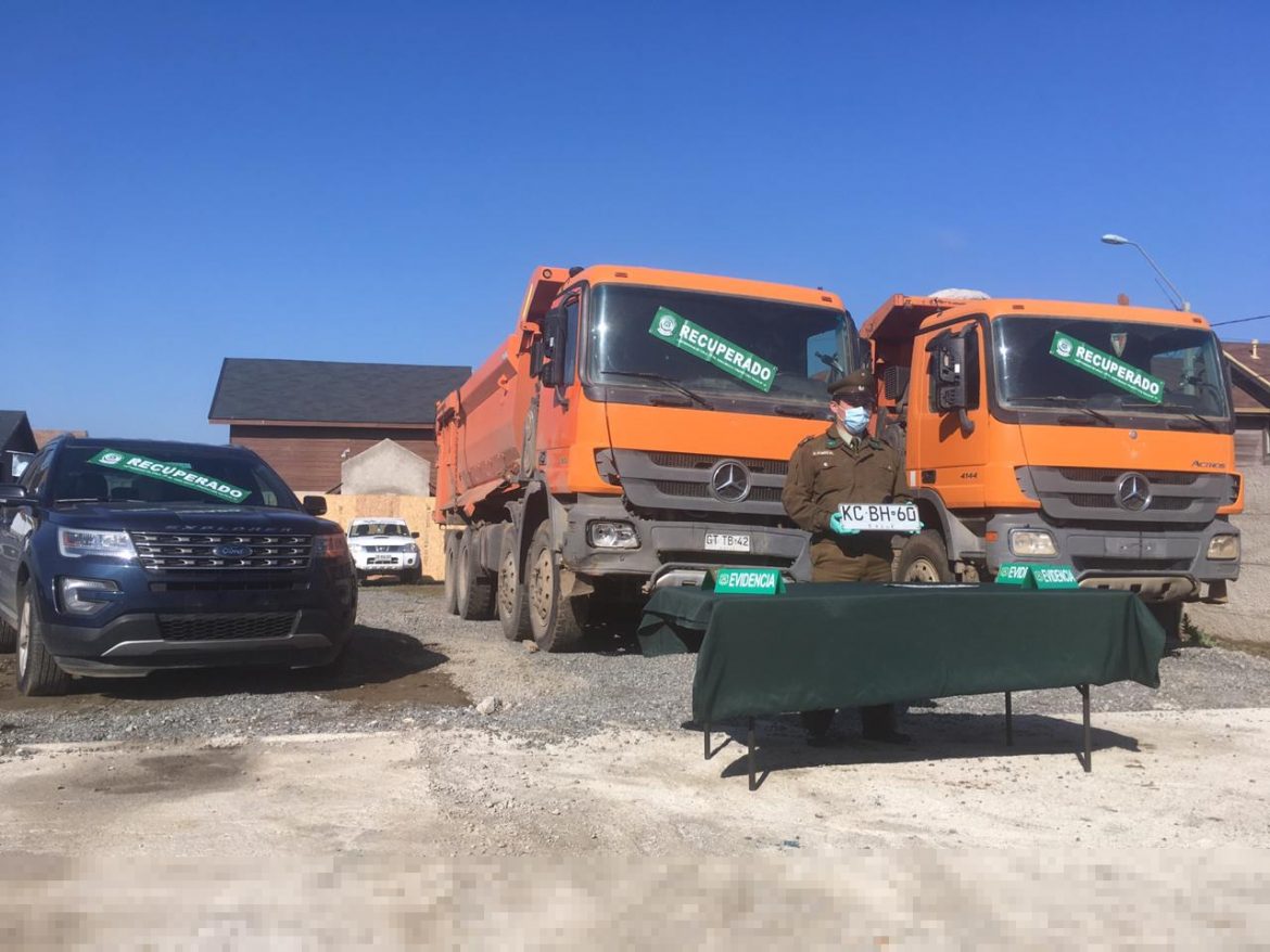 CARABINEROS RECUPERA VEHICULOS DE ALTA GAMA