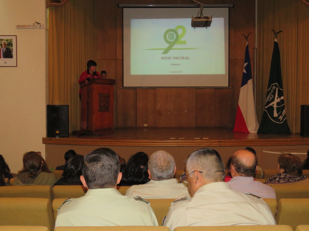 SE REALIZA PRIMERA SESIÓN S.T.O.P.  VECINAL DE CARABINEROS CON LA COMUNIDAD.