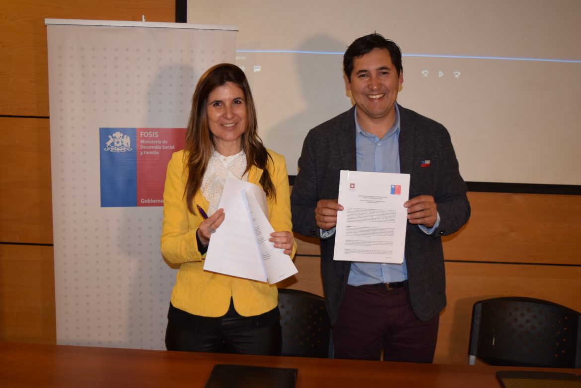 FOSIS  sellan importante convenio de responsabilidad social que aportará al desarrollo regional