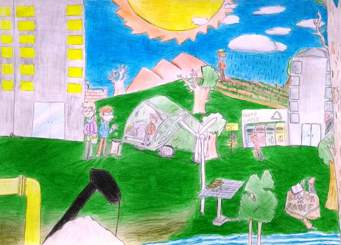 Alumno del colegio Concepción de Talca fue el ganador regional del concurso “El Cambio Climático en mi región”