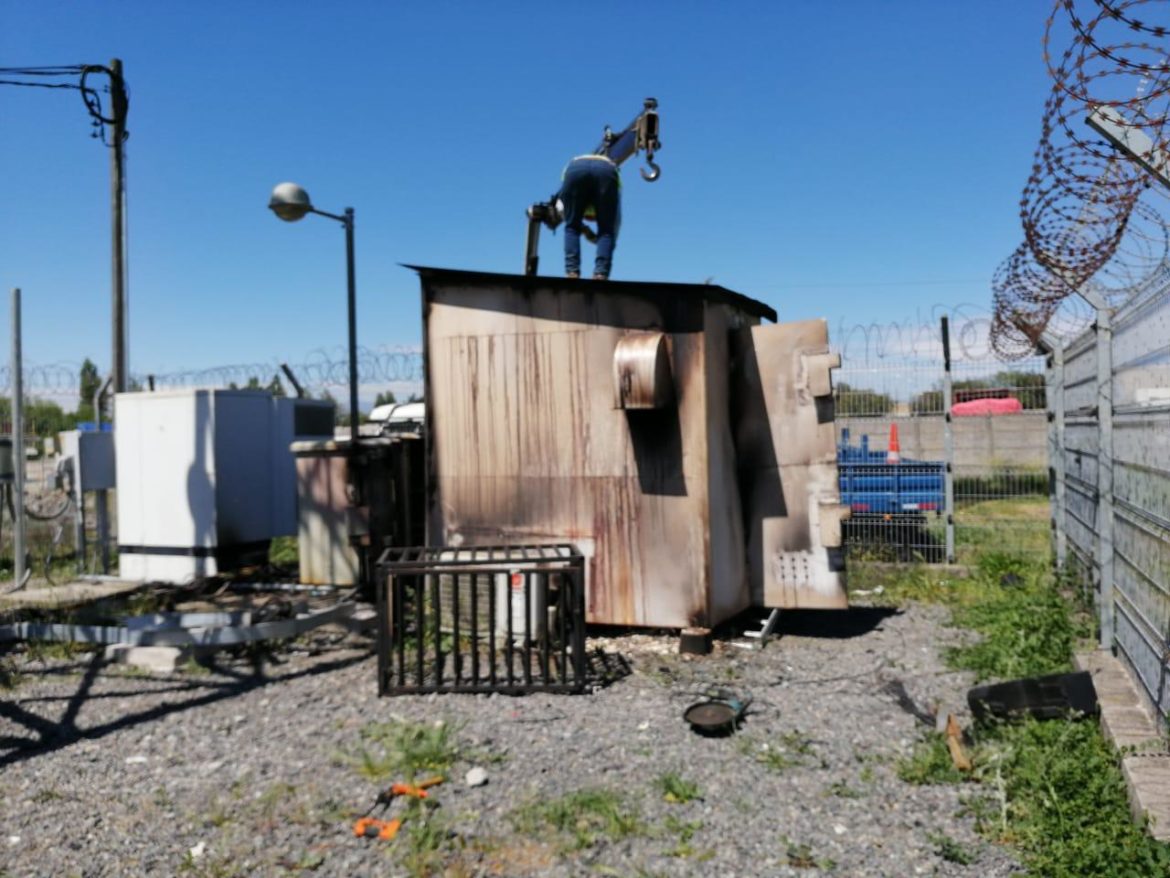 Antena Celular vandalizada en Teno volvió a funcionar