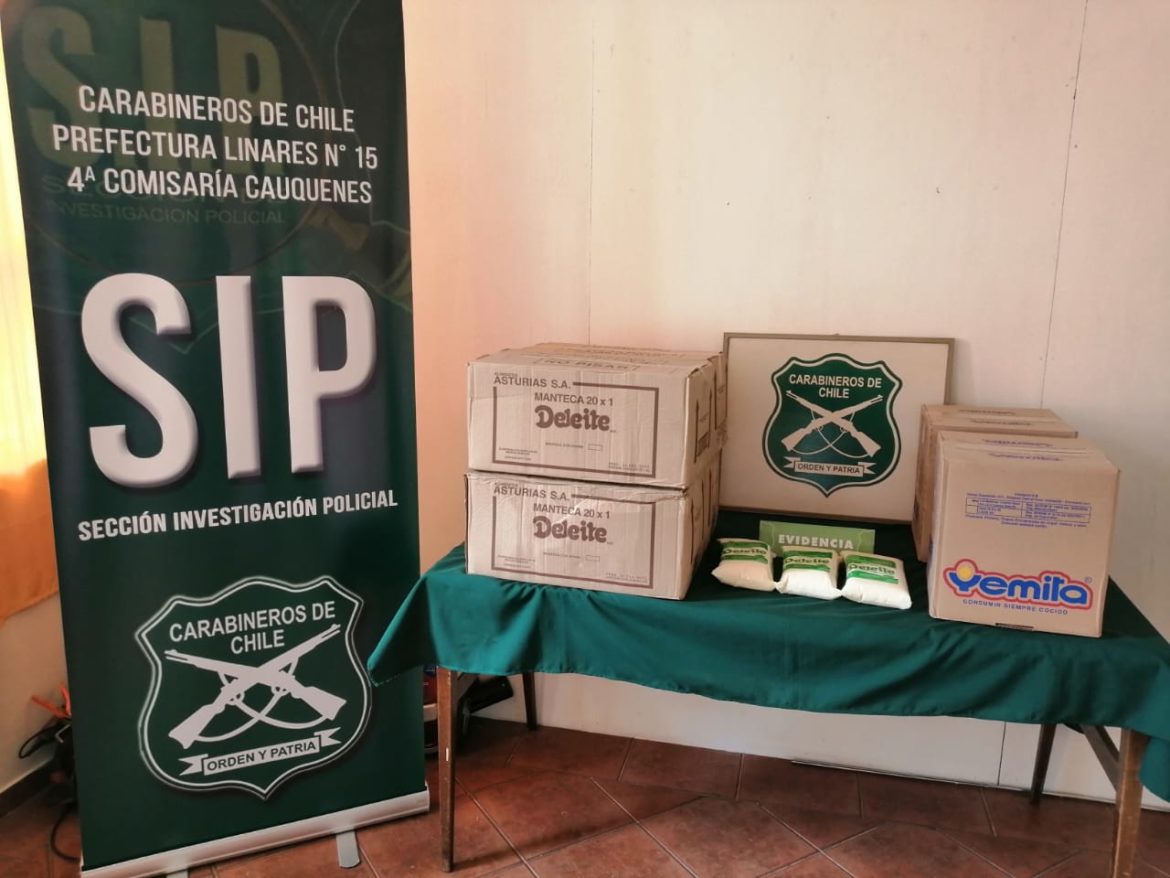 SIP DE CARABINEROS DETIENEN A DOS SUJETOS POR HURTO DESDE UNA PANADERÍA EN CAUQUENES.