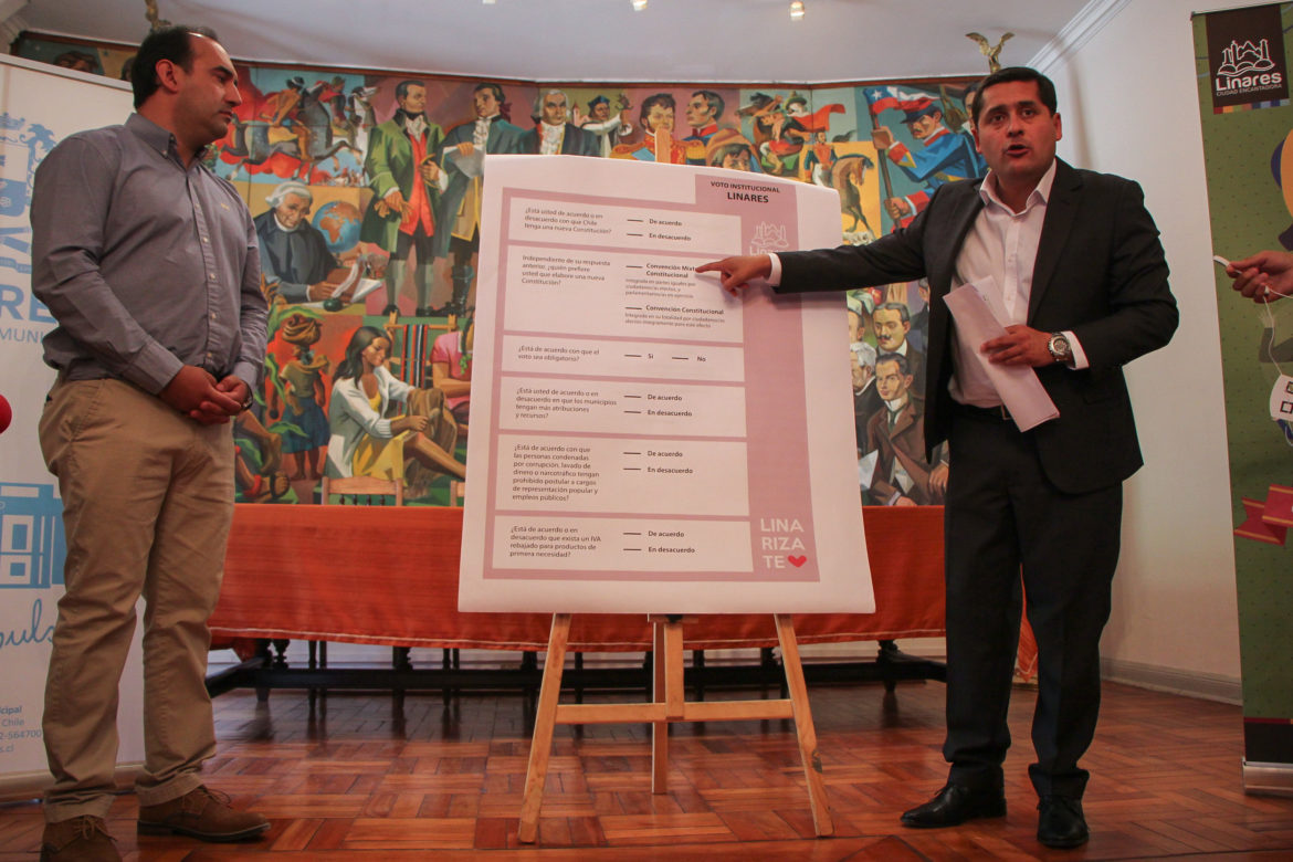 Consulta ciudadana en Linares Invitan a participar de Consulta Ciudadana el domingo 15 de Diciembre