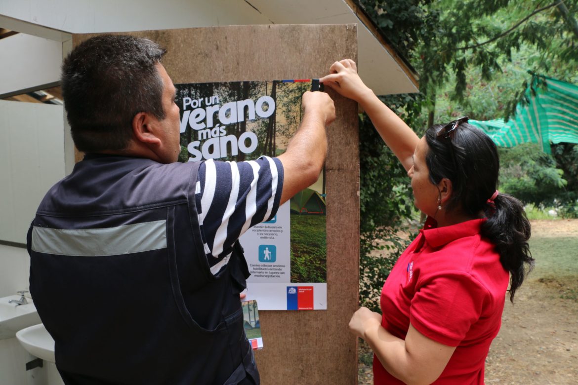 Campings del sector Vilches fueron fiscalizados por Seremi de Salud