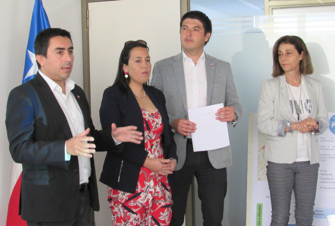 Realizan reunión de coordinación por Plan de Descontaminación Atmosférica para Valle Central de la Provincia de Curicó