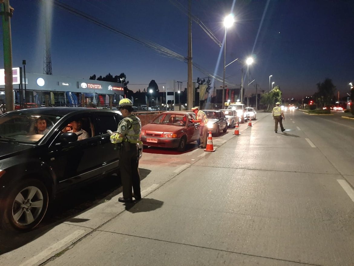 CARABINEROS JUNTO A SENDA REALIZARON FISCALIZACIONES PREVENTIVAS A CONDUCTORES EN LINARES.