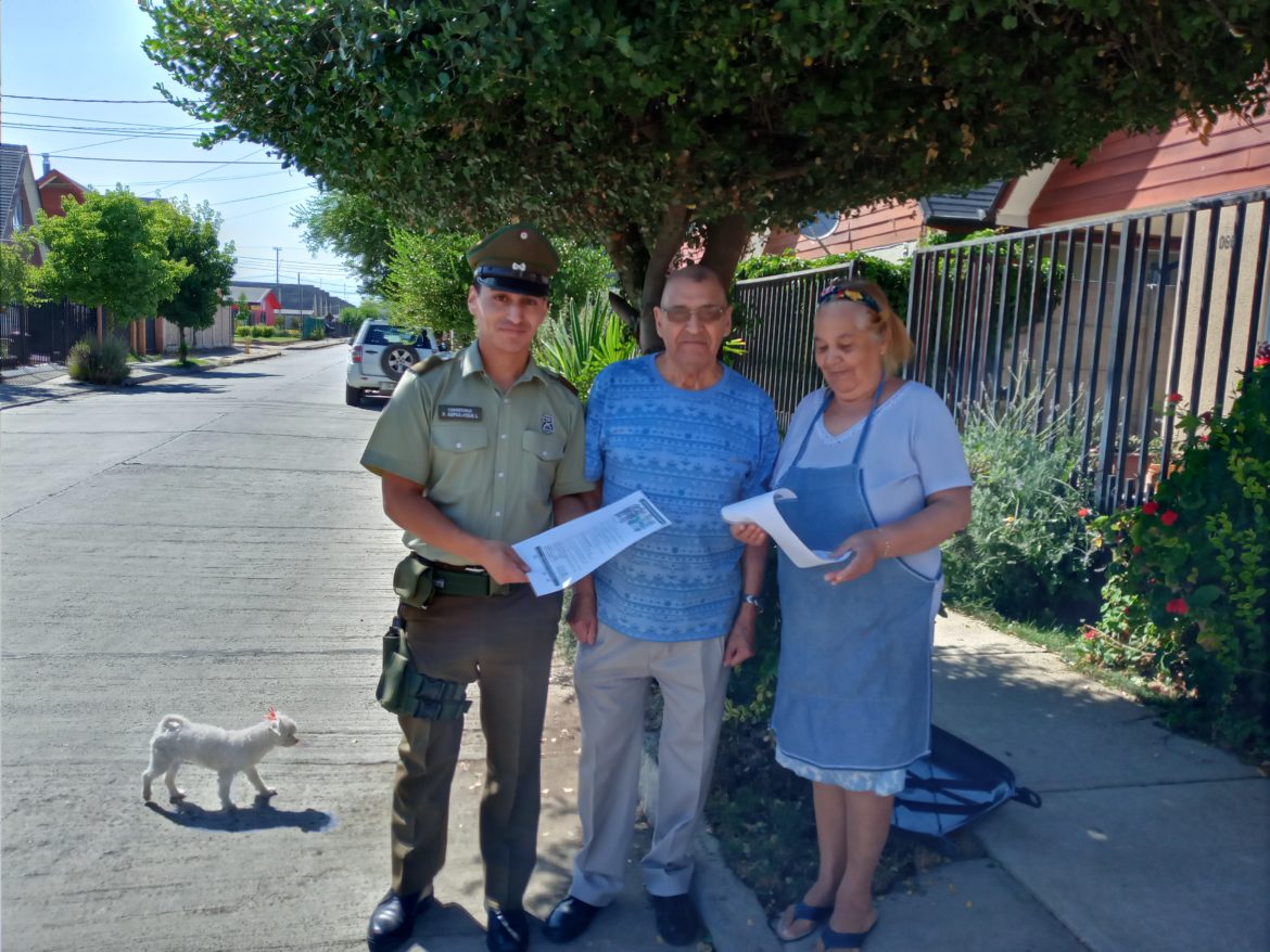 CARABINEROS REALIZAN CAMPAÑA PREVENTIVA ANTE DELITOS DE ROBO Y HURTOS EN DOMICILIOS EN LINARES.