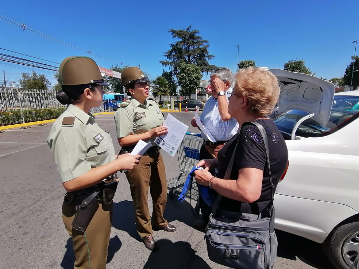CARABINEROS DESARROLLA CAMPAÑA PREVENTIVA ANTE  ROBOS DE ESPECIES EN EL INTERIOR DEL VEHÍCULO EN LINARES.