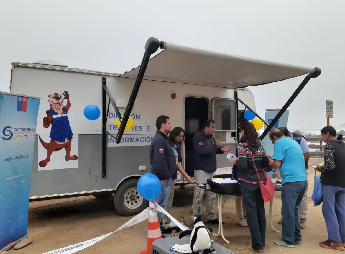 Sernapesca comenzó nuevo programa de atención móvil en caletas aisladas