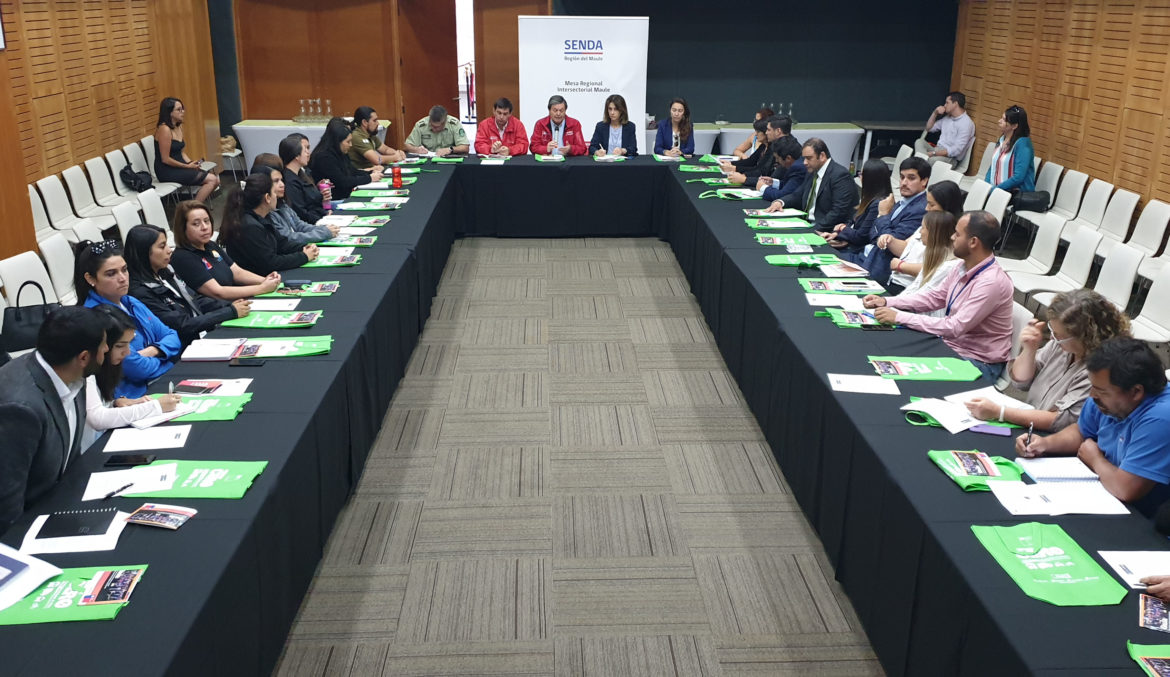 Primera sesión anual de Mesa Regional de programa “Elige Vivir sin Drogas”  de SENDA convocó a autoridades y representantes del sector público y privado
