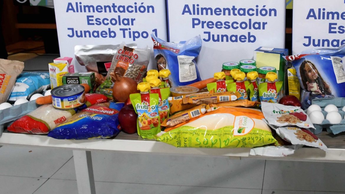 Por suspensión de clases: Junaeb repartirá canastas con alimentos para escolares