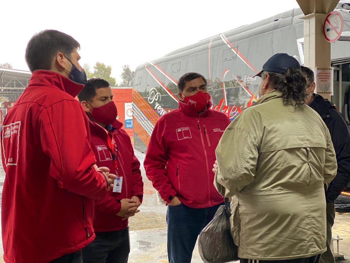 Cuarentena en Curicó: Autoridades monitorearon en terreno movilidad durante el primer día hábil