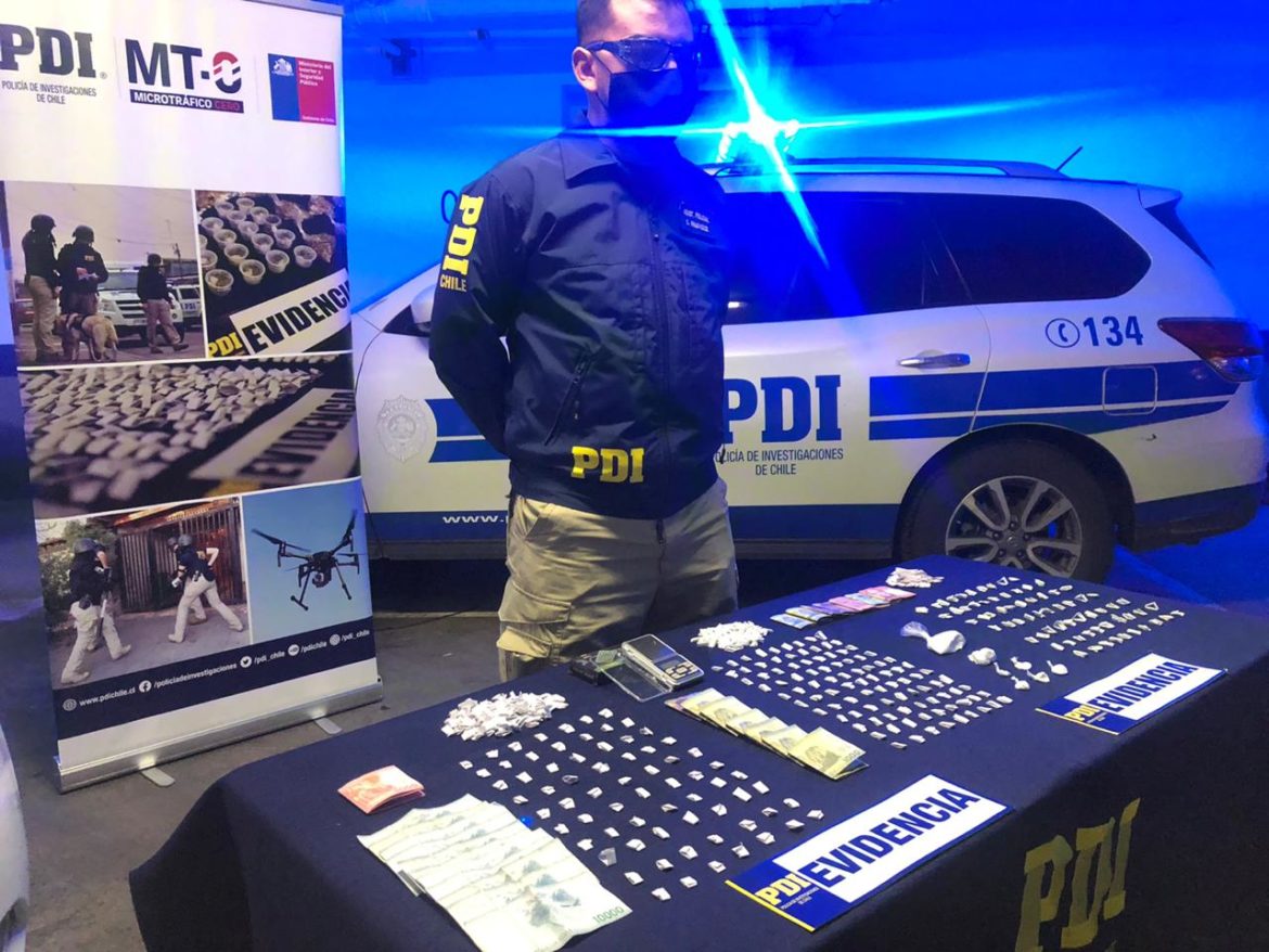 PDI Linares neutraliza focos de comercialización de drogas