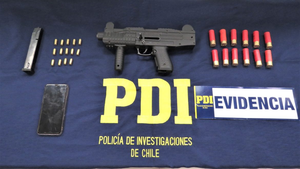 En operativo policial logran detener a sujeto por infracción a la ley de armas