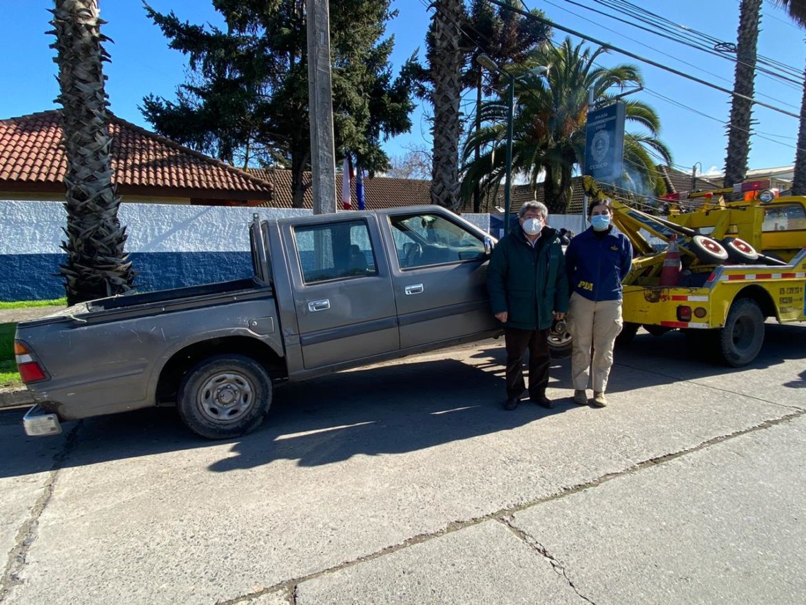 PDI devuelve a su propietario camioneta robada hace dos meses