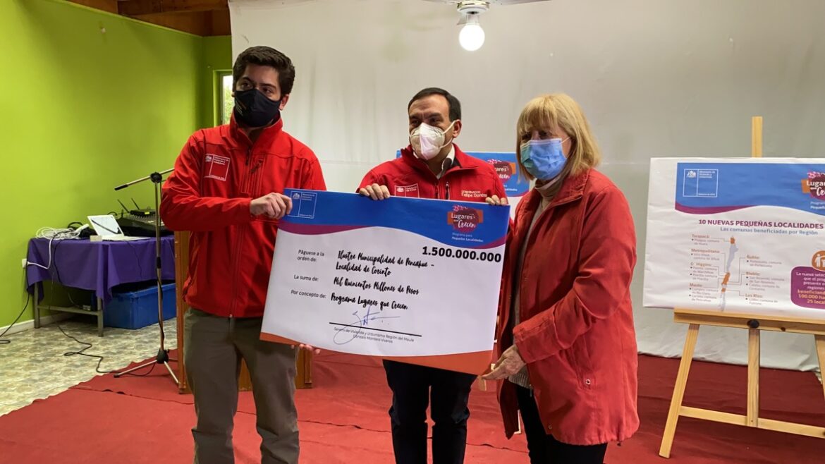 Programa “Lugares que Crecen” del Minvu llega a Corinto con millonaria inversión