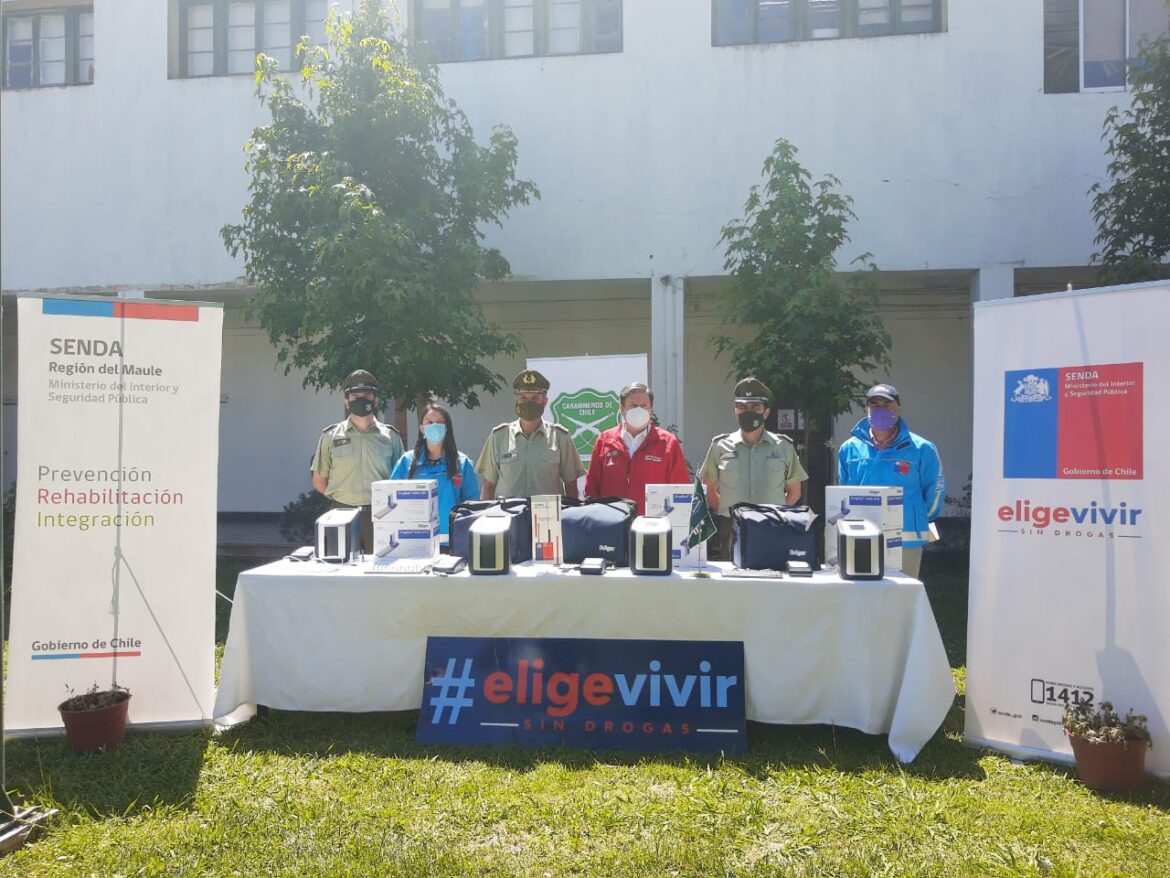 Equipos de narcotest serán distribuidos en las tenencias carreteras de Talca, Curicó y Linares