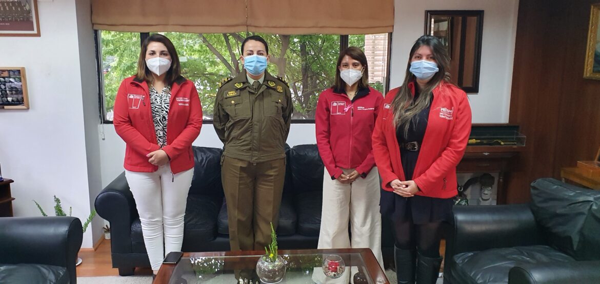 Carabineros oficializa alianza con SernamEG Maule, Prodemu y Seremi de la Mujer para reforzar atención a mujeres víctimas de violencia