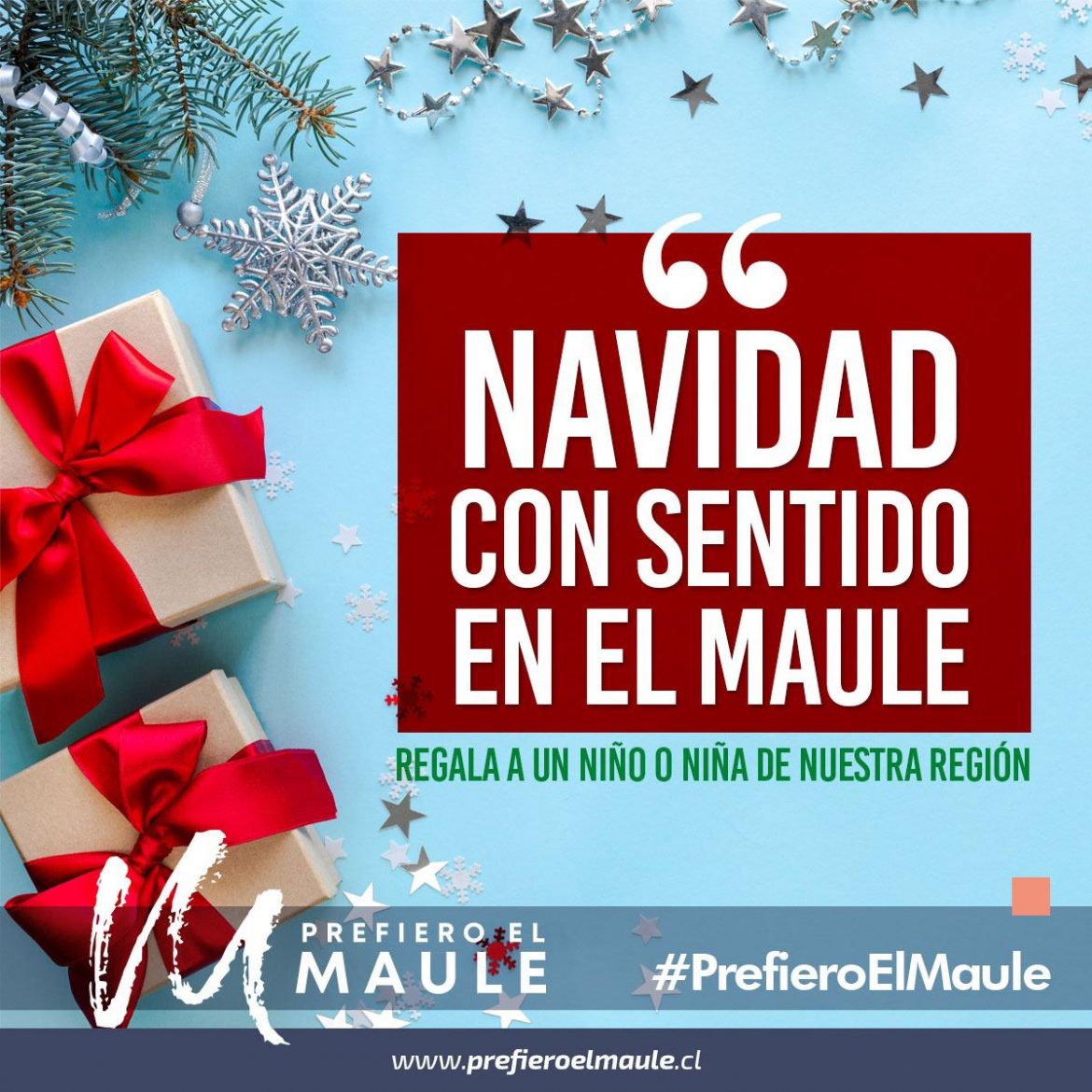¿Quieres regalar cariño a un niño de nuestra región? Prefiero el Maule te invita a vivir una Navidad con Sentido