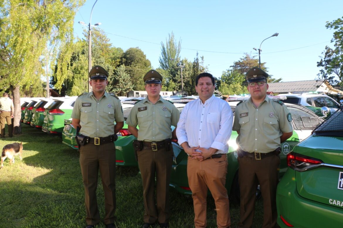 Carabineros recibe 44 nuevos vehículos para labores policiales en el Maule